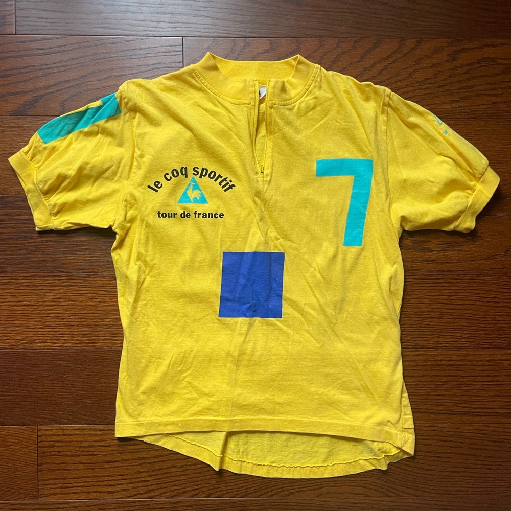 Vintage Tour De France Shirt Le Coq Sportif Jersey